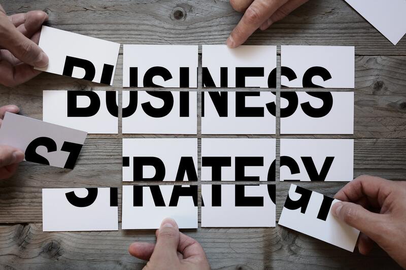 Business Strategy imagen de stock.